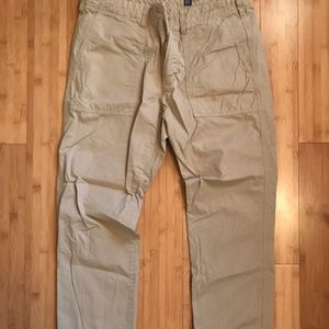 Lightweight, modern, work wear style pants.